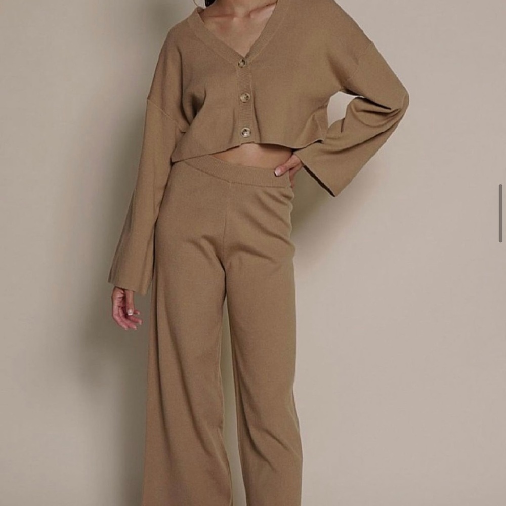 Viscose Crop 3/4Pants  and 3/4 crop top Set Julia